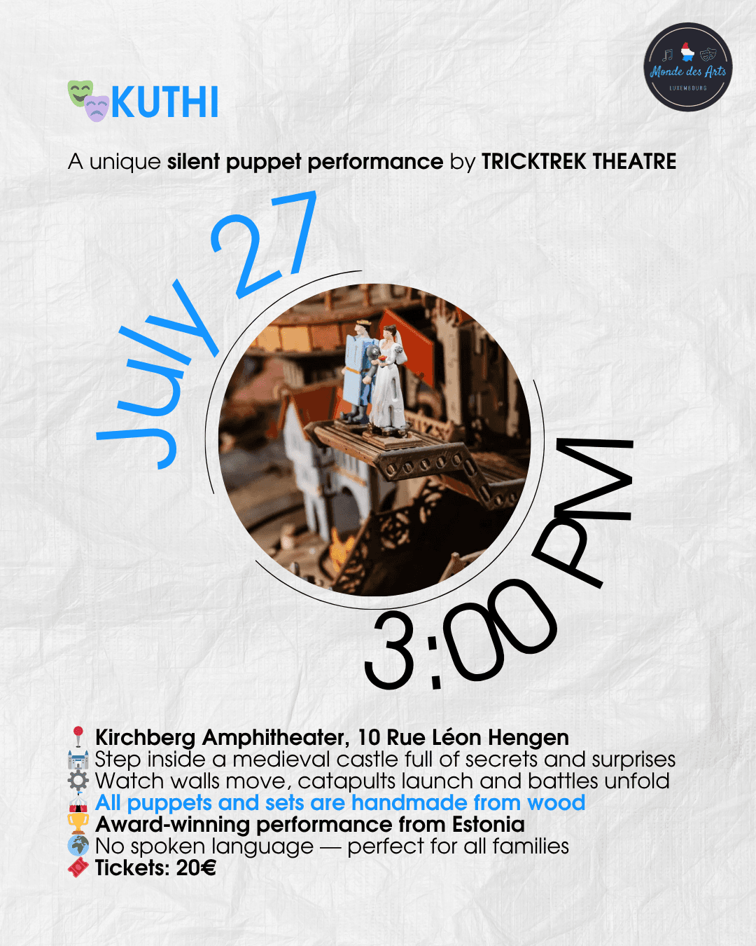 KUTHI by Tricktrek Theatre - a magical, wordless performance